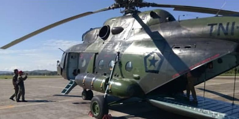 Helikopter MI-17 milik TNI AD. 