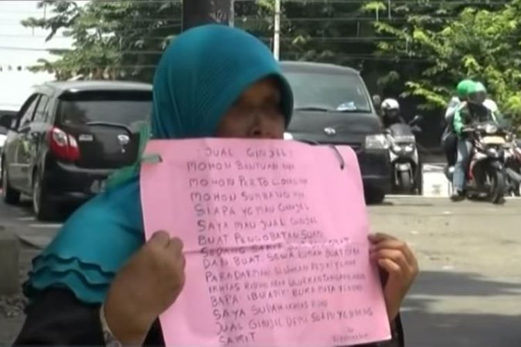 Ibu Sumiati menjual ginjal demi biaya pengobatan sang suami