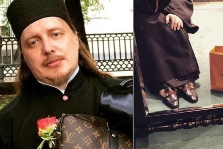 Mengunggah foto dirinya mengenakan sepatu dan tas mahal, pendeta Ortodoks Rusia Vyacheslav Baskakov harus menjalani perintah.