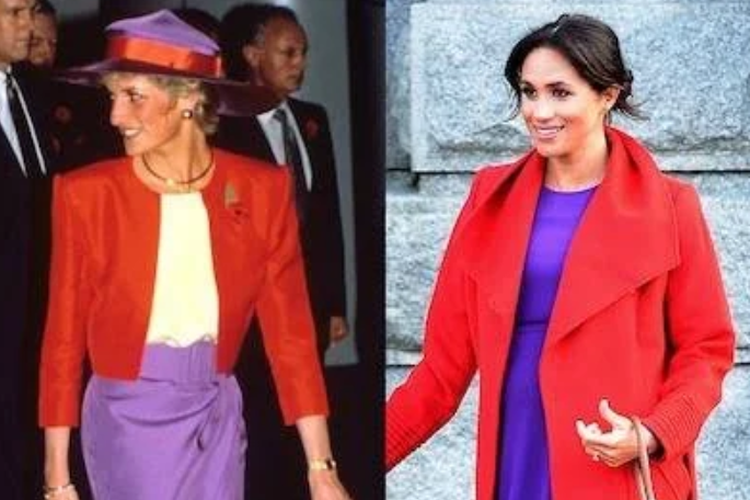 Meghan Markle meniru gaya Putri Diana