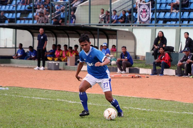 Pemain Persib Bandung, Puja Abdilah. (KOMPAS.com/SEPTIAN NUGRAHA)