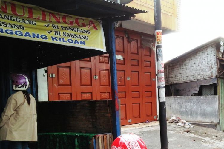 RM Sinulingga, salah satu rumah makan yang menjual menu daging anjing di Kota Medan, Sumatera Utara.
