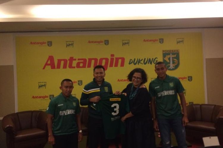 Persebaya kembali gandeng Antangin sebagai sponsor di kompetisi Liga 1 2019, Jumat (10/5/2019)