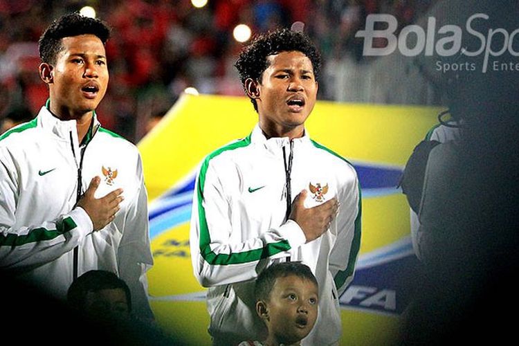Kakak-beradik yang jadi pemain timnas U-18 Indonesia, Amiruddin Bagus Kahfi dan Amiruddin Bagas Kaffa.