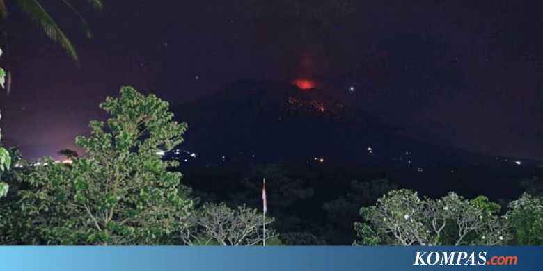 Gunung Agung Meletus, Keluarkan Abu Setinggi 2.000 Meter