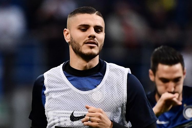 Penyerang Inter Milan asal Argentina, Mauro Icardi.