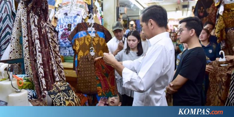 Cerita Pedagang Pasar Beringharjo Saat Jokowi Sekeluarga Belanja Pakaian - Kompas.com - KOMPAS.com
