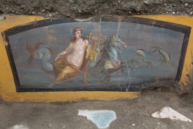 Arkeolog temukan resto siap saji atau thermopolium di reruntuhan kota Pompeii.