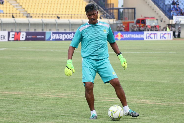 Pelatih Kiper Persib Bandung, Gatot Prasetyo. (KOMPAS.com/SEPTIAN NUGRAHA)