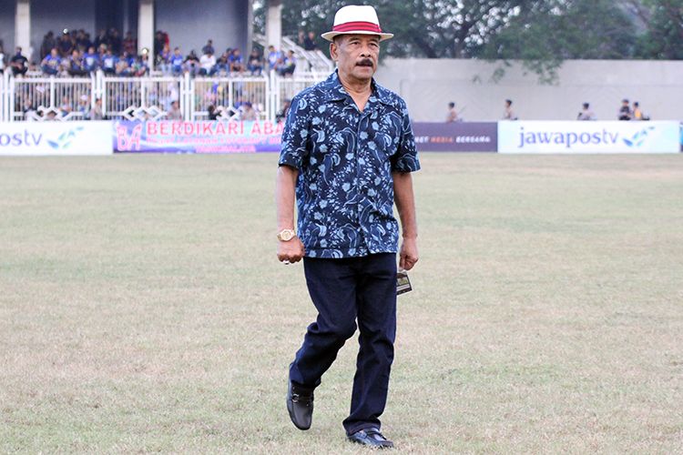 Manajer Persib Bandung, Umuh Muchtar. (KOMPAS.com/SEPTIAN NUGRAHA)