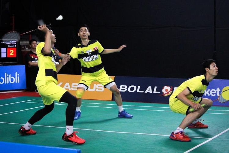 Universitas Komputer Indonesia (Unikom) berhasil mempertahankan gelar di LIMA Badminton: Blibli.com West Java Conference 2019 setelah melewati laga menegangkan menghadapi STKIP Pasundan, pada Jumat (29/3).
