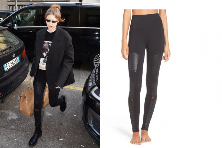 Gigi Hadid tampil modis dengan legging