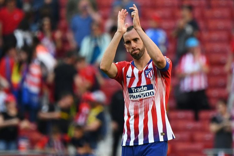 Kapten Atletico Madrid, Diego Godin, Selasa (5/7/2019)