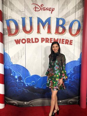 Raline Shah, bergabung dalam kemeriahan World Premiere Disney?s Dumbo yang diselenggarakan di El Capitan Theater di Hollywood, California pada Senin (11/3/2019).