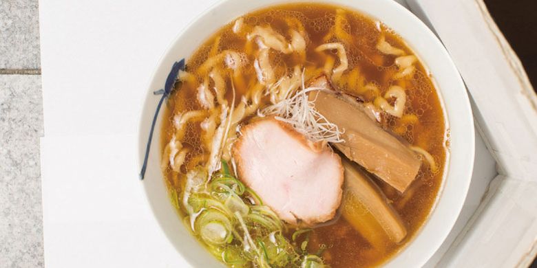 Ramen di Kedai Men Mitsui, Tokyo. 