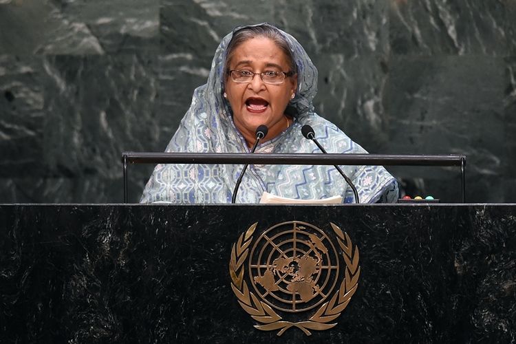 Perdana Menteri Bangladesh Hasina Wajed. (AFP/Jewel Samad)