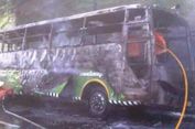 Bus Mayasari Bhakti Terbakar di Tol Arah BSD, Sopir Tak Ditemukan