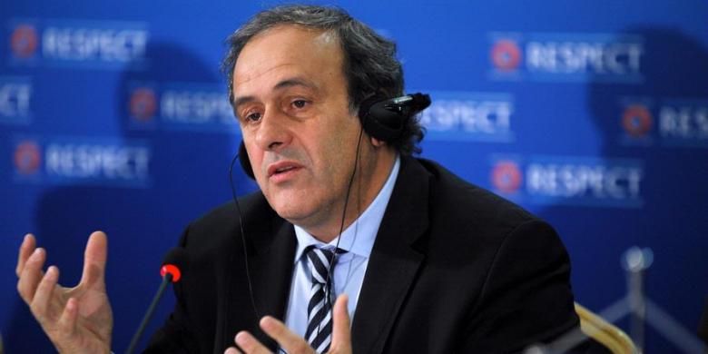 Presiden UEFA, Michel Platini.