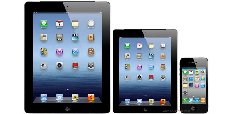 iPad, iPad mini, dan iPhone.