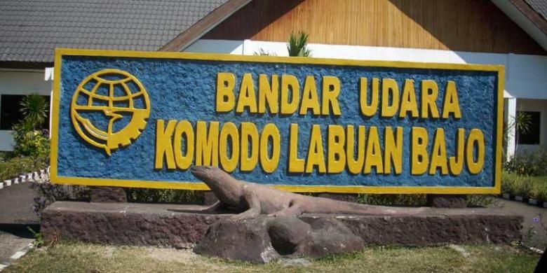 Bandara Komodo di Labuan Bajo, Kabupaten Manggarai Barat, Nusa Tenggara Timur.