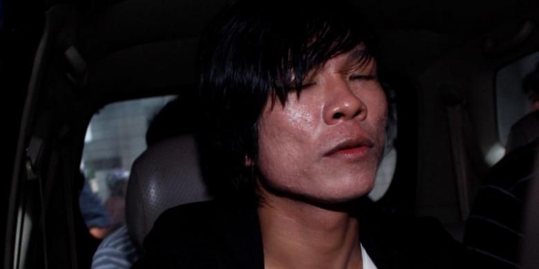 Andika Mahesa Setiawan, mantan vokalis Kangen Band, di Jakarta pada 2011