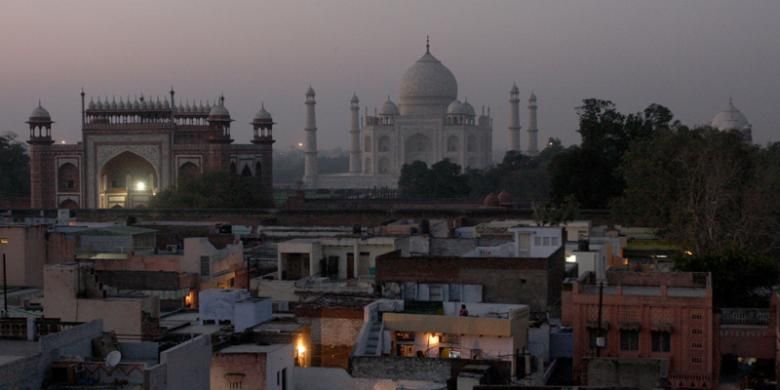 Taj Mahal di India.