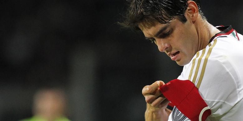 Gelandang AC Milan, Ricardo Kaka.