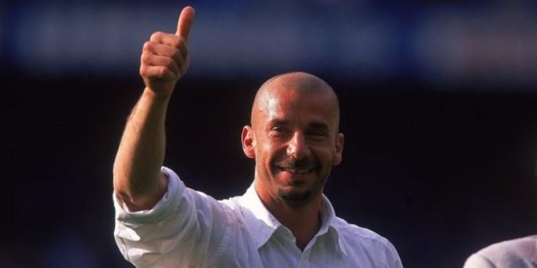 Pemain legenda Juventus, Gianluca Vialli. 