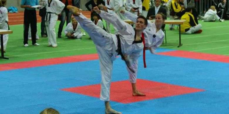 Taekwondo, ilustrasi