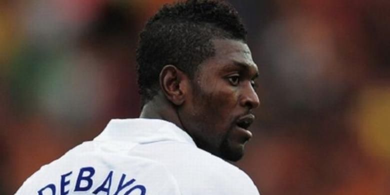 Penyerang Tottenham Hotspur, Emmanuel Adebayor