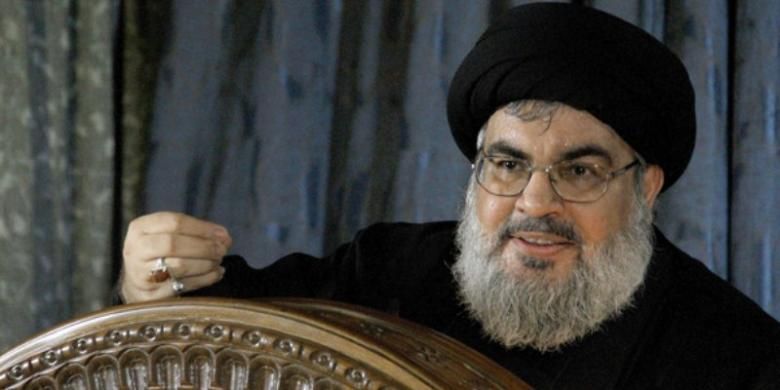 Pemimpin Hezbollah, Hassan Nasrallah.