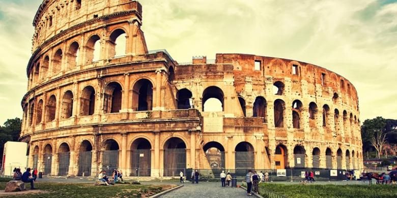 Colosseum di Roma.