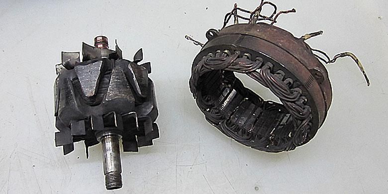 Alternator rusak