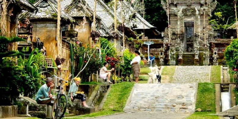 Desa Adat Penglipuran di Kabupaten Bangli, Bali.