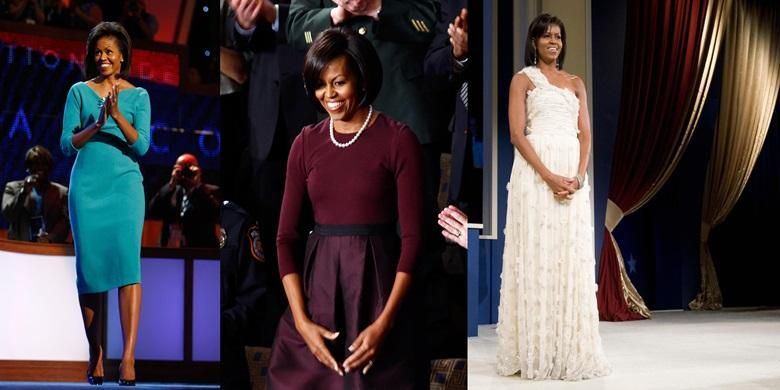 Berbagai penampilan Michelle Obama di depan publik.