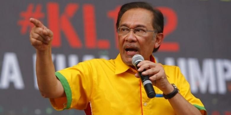 Tokoh oposisi Malaysia, Anwar Ibrahim.