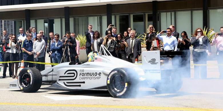 Demo Formula E di Las Vegas pada awal minggu bulan ini
