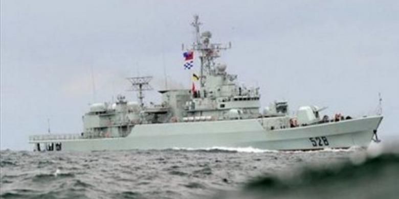 Salah satu kapal milik Angkatan Laut China.