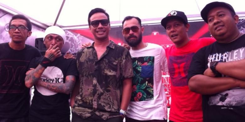 Shaggydog di Lanud Polonia, Medan, Sumatera Utara, Sabtu (7/6/2014).