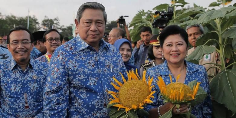 Presiden keenam Susilo Bambang Yudhoyono dan Ibu Ani Yudhoyono