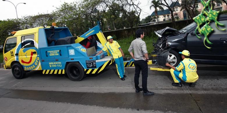 Layanan gratis Garda Oto selama mudik lebaran 2014.