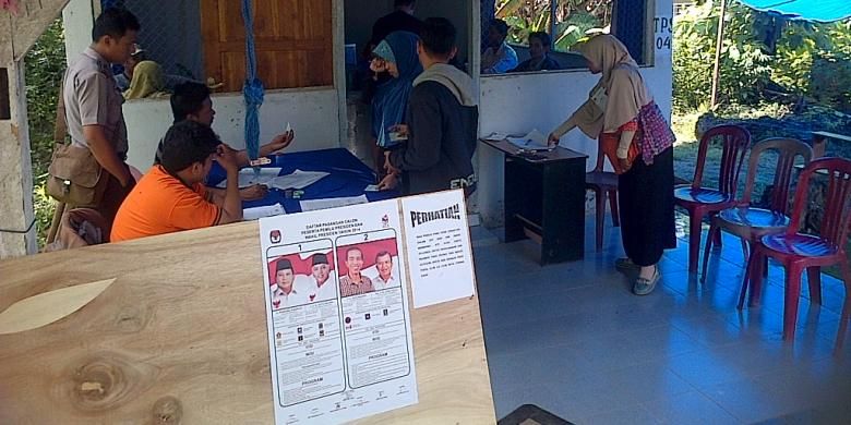 Ilustrasi: Salah satu TPS di Kecamatan Kadia,Kendari terlihat sepi pemilih. Banyak warga yang tidak memiliki formulir C6 atau surat panggil memilih.