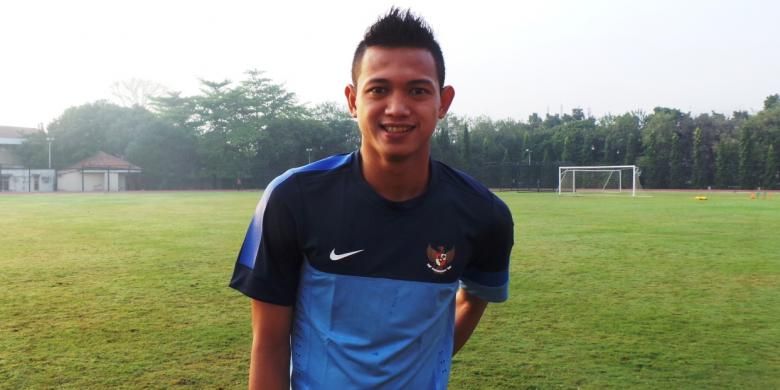 Penyerang Tim Nasional Indonesia U-19, Muchlis Hadi Ning. 