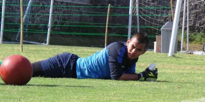 Kiper Tim Nasional Indonesia U-19, Ravi Murdianto. 