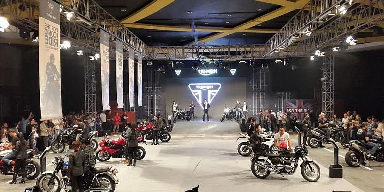 12 model Triumph langsung diluncurkan untuk Indonesia.