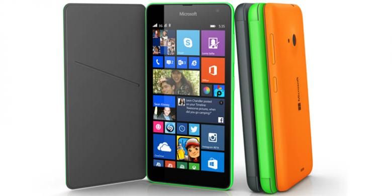Ponsel pertama Microsoft tanpa brand Nokia, Lumia 535.