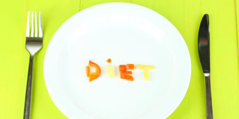 Ilustrasi diet.