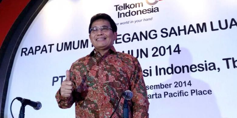 Alex Sinaga terpilih menjadi Direktur Umum PT Telkom pada Jumat (19/12/2014) di Jakarta.
