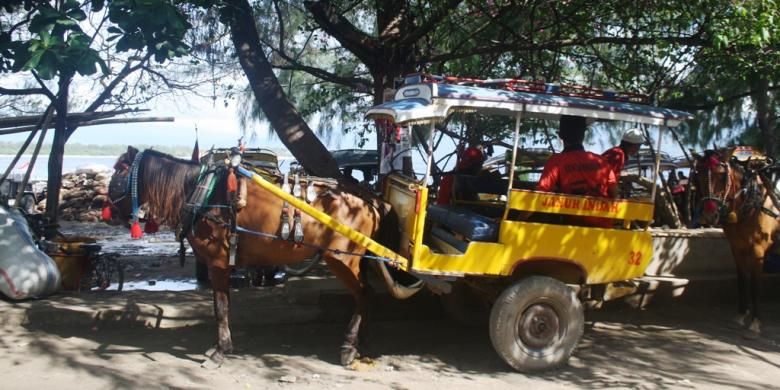 Cidomo di Gili Trawangan, NTB.