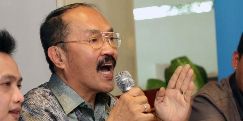 Kuasa hukum Ketua DPR dan Ketua Umum Partai Golkar Setya Novanto, Fredrich Yunadi.